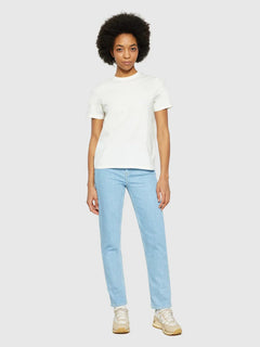 KnowledgeCotton Apparel W's Pima T-Shirt White Shirt