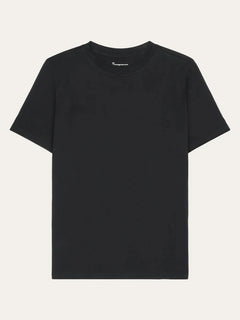 KnowledgeCotton Apparel W's Pima T-Shirt Black Shirt