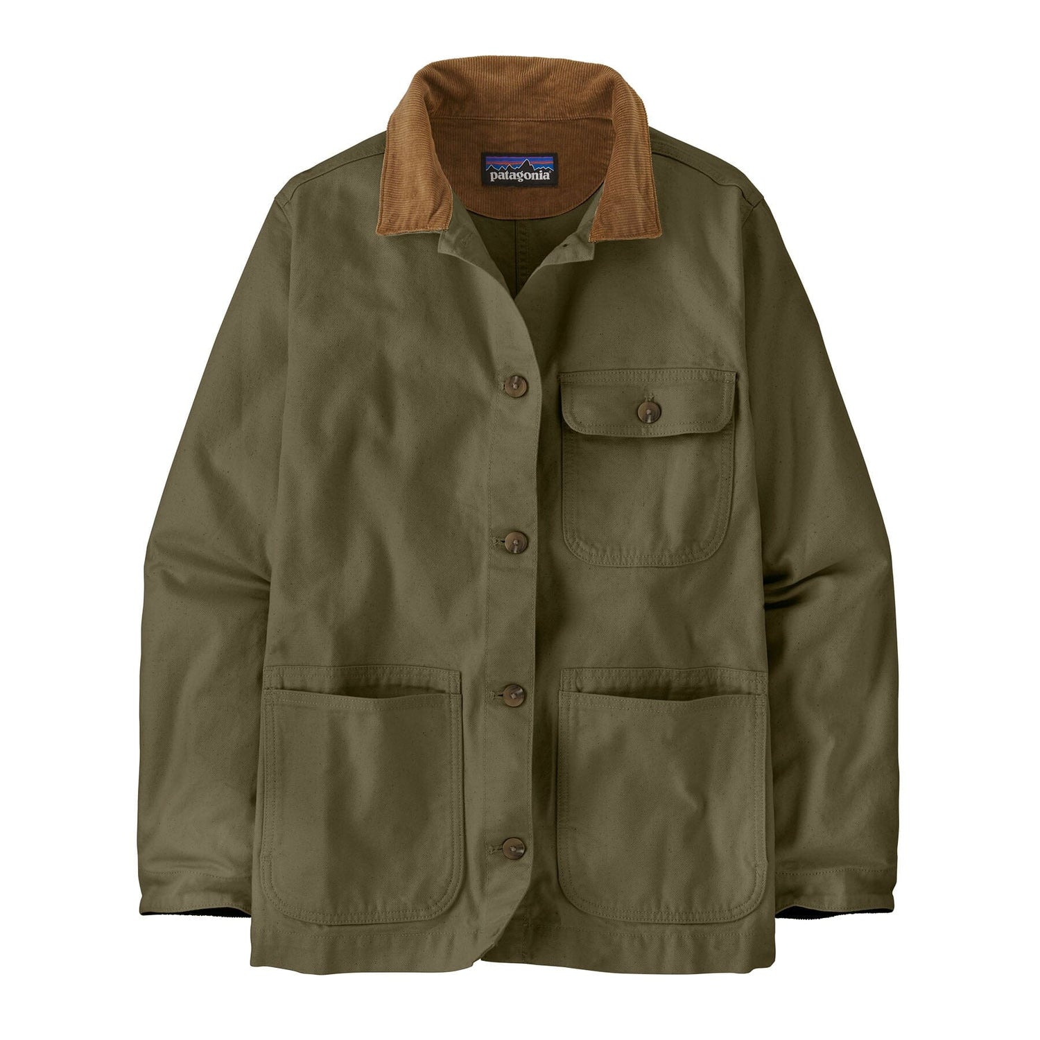 Patagonia W's Point Reyes Canvas Coat Basin Green Jacket