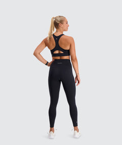 Gymnation W's Power Boost Sports Bra - Bluesign®-certified production, Polyamide & Elastane Black Underwear