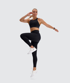 Gymnation W's Power Boost Sports Bra - Bluesign®-certified production, Polyamide & Elastane Black Underwear