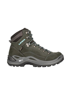 LOWA W's Renegade GTX Mid - High GORE-TEX shoes Asphalt Turquoise Shoes