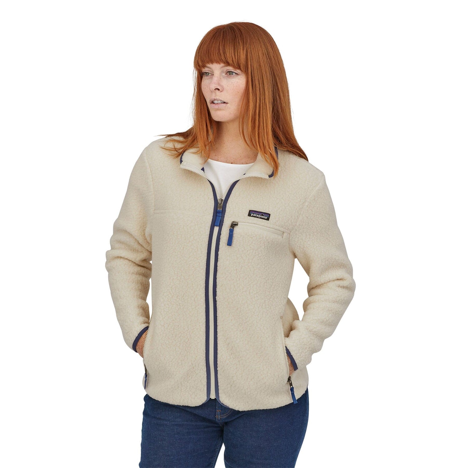 Patagonia W's Retro Pile Fleece Jacket - Recycled Polyester Natural Jacket
