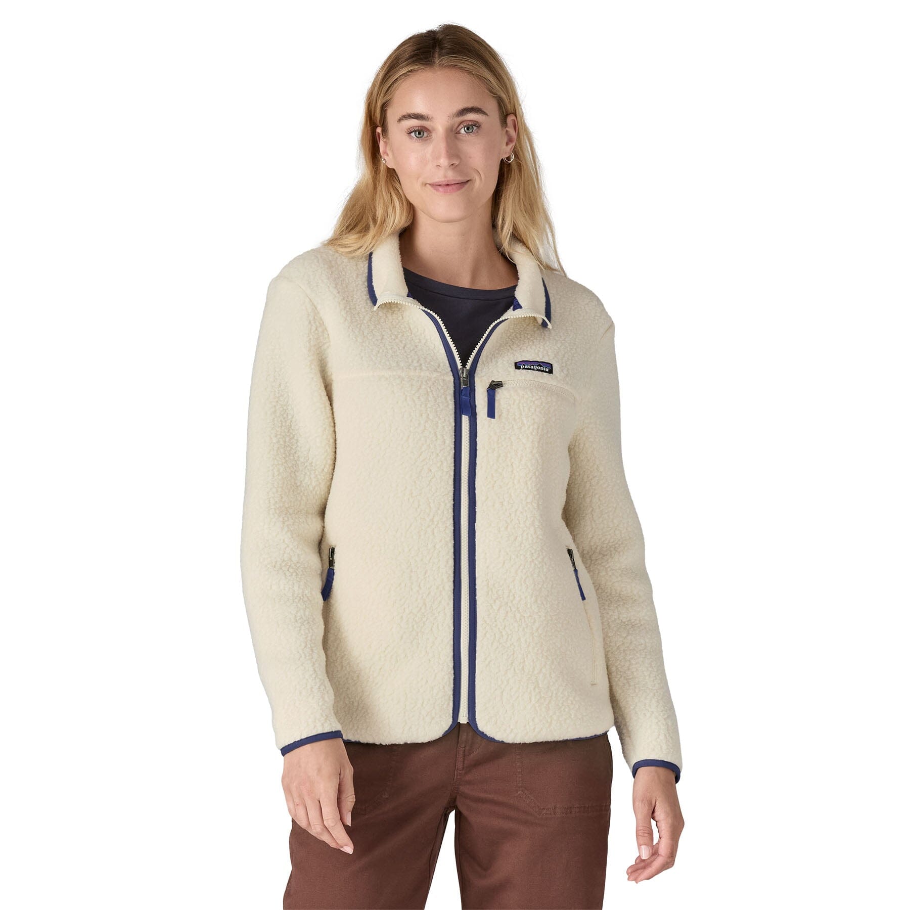 W's Retro Pile Fleece Jacket - Recycled Polyester Jacket Patagonia Natural XS