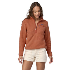 Patagonia W's Retro Pile Fleece Marsupial - Recycled Polyester Sienna Clay Shirt