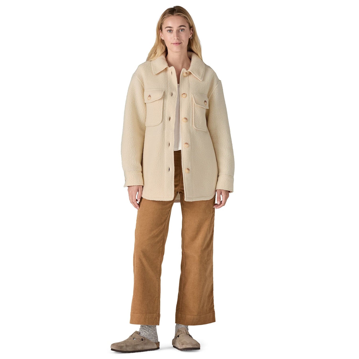 Patagonia W's Retro Pile Fleece Shacket Natural Jacket
