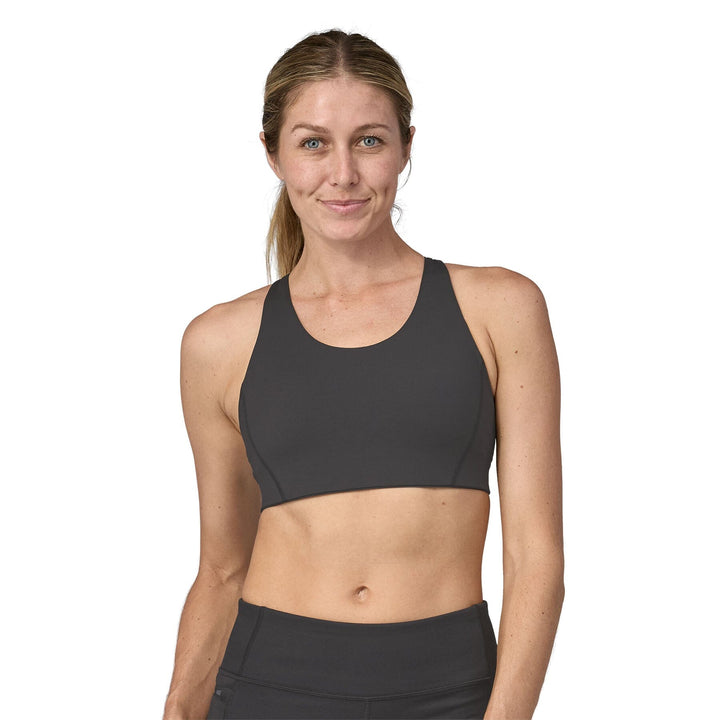 W's Shadowlite Mid-Impact Adjustable Bra Underwear Patagonia Black S