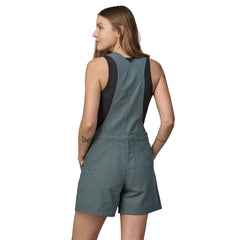 Patagonia W's Stand Up Overalls - 5" - Organic Cotton Nouveau Green M Onepieces
