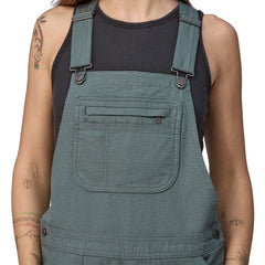 Patagonia W's Stand Up Overalls - 5" - Organic Cotton Nouveau Green Onepieces