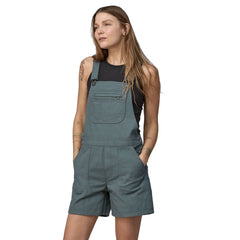 Patagonia W's Stand Up Overalls - 5" - Organic Cotton Nouveau Green M Onepieces