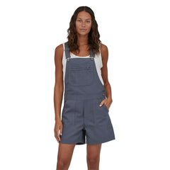 Patagonia W's Stand Up Overalls - 5" - Organic Cotton Smolder Blue Onepieces