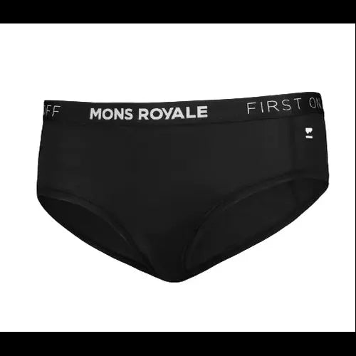 W's Sylvia Boyleg - Merino Wool Underwear Mons Royale Black S