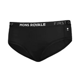 Mons Royale W's Sylvia Boyleg - Merino Wool Black Underwear