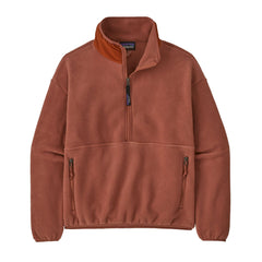 Patagonia W's Synch Fleece Marsupial - 100% Recycled Polyester Burl Red Shirt