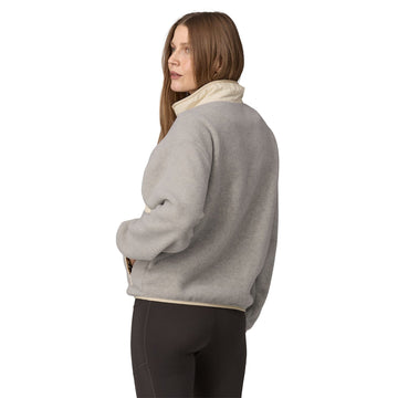 Patagonia W's Synchilla® Fleece Jacket - 100% recycled polyester Oatmeal Heather w Natural Jacket