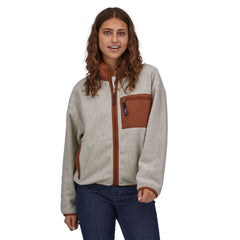 Patagonia W's Synchilla® Fleece Jacket - 100% recycled polyester Oatmeal Heather L Jacket