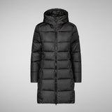 W's Taylor Hooded Puffer Jacket Jacket Save The Duck Black S 