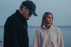 KnowledgeCotton Apparel - W's Teddy high neck fleece zip jacket - 100% Recycled PET - Weekendbee - sustainable sportswear