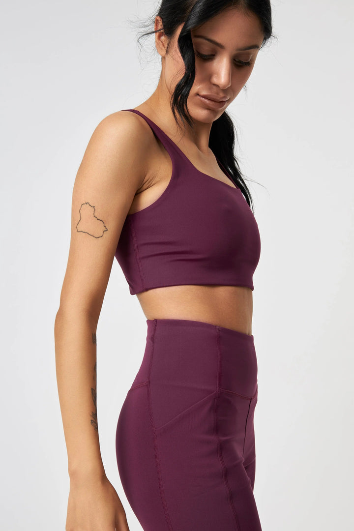 W's Tommy Bra Square Neck - Made from Recycled Plastic Bottles Underwear Girlfriend Collective