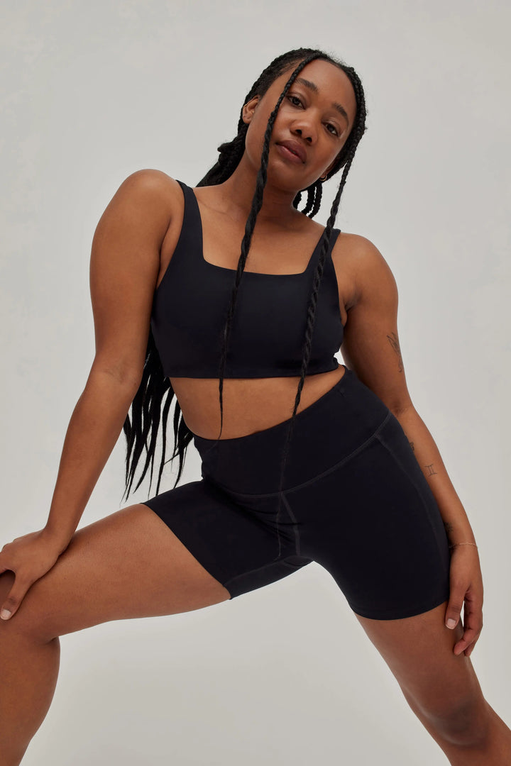 W's Tommy Bra Square Neck - Made from Recycled Plastic Bottles Underwear Girlfriend Collective