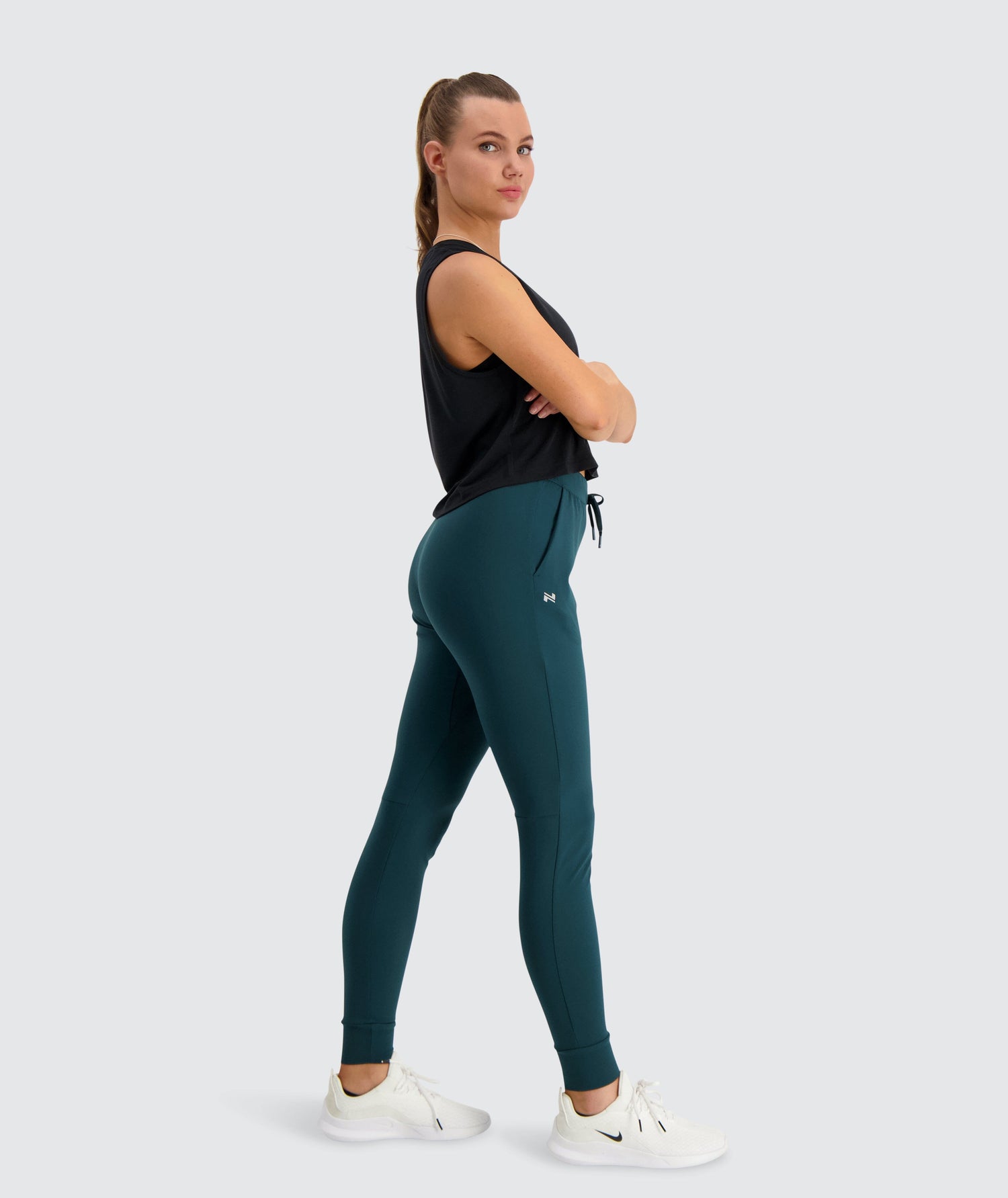 Gymnation W's Training Joggers - Oeko-Tex Certified Fabric Forest Green Pants