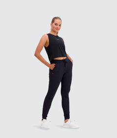 Gymnation W's Training Joggers - Oeko-Tex Certified Fabric Black Pants