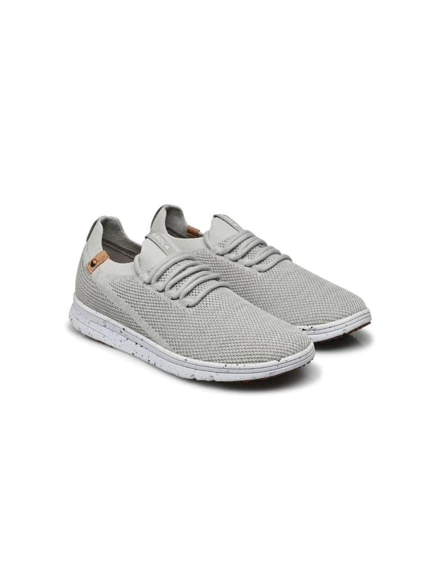 Saola W's Tsavo - 100% Vegan - Recycled and bio-sourced materials Light Grey 37 Shoes