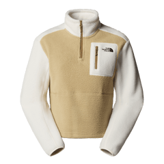 The North Face W’s Yumiori 1/4 Zip Fleece Khaki Stone White Shirt
