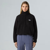 Naisten Yumiori Off-Peak 1/2 Zip Fleece takki - Musta
