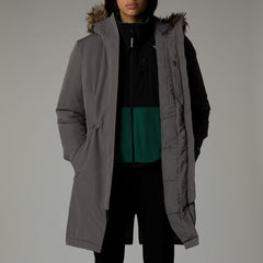 The North Face W's Zaneck Parka jacket - Recycled polyester Smoked Pearl Jacket