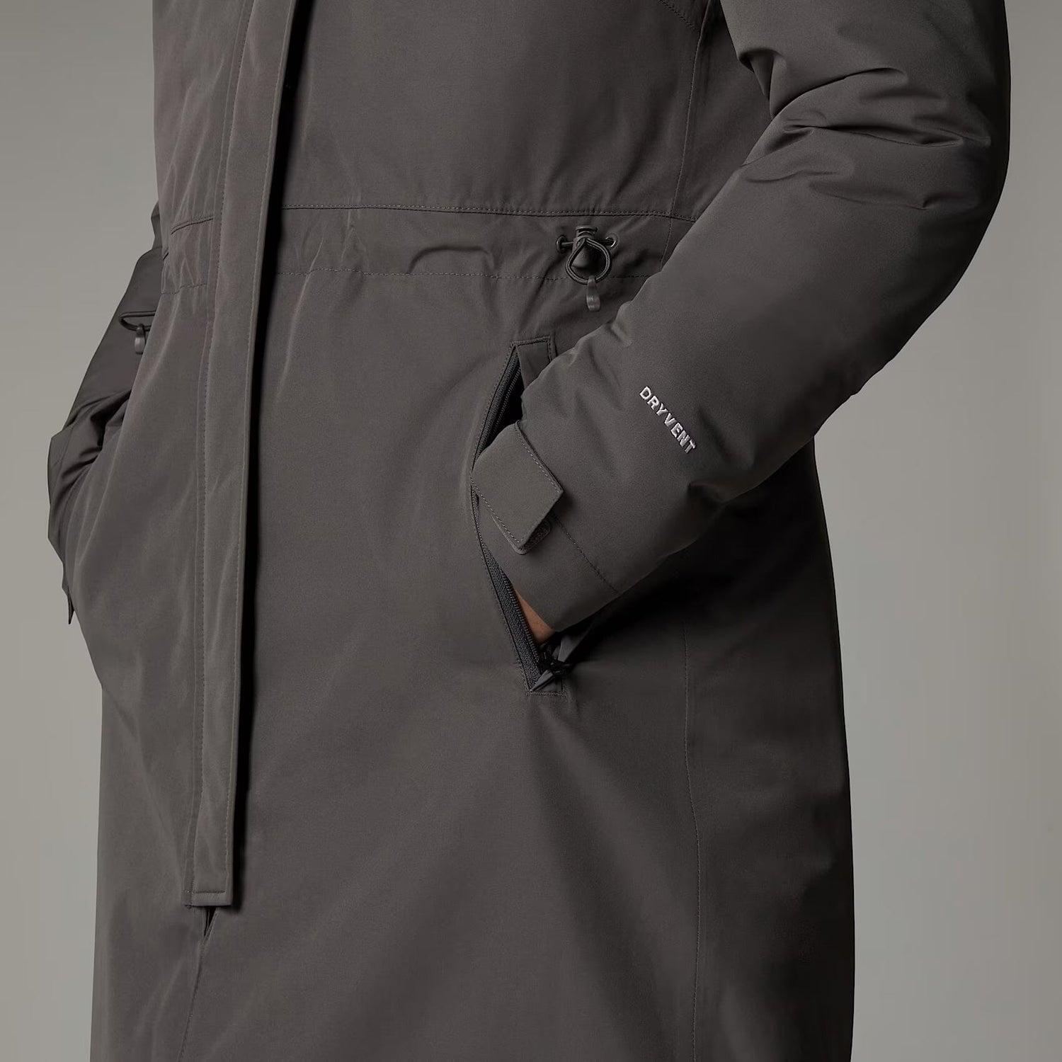 The North Face W's Zaneck Parka jacket - Recycled polyester Smoked Pearl Jacket
