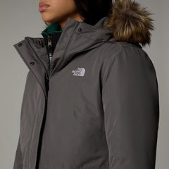 The North Face W's Zaneck Parka jacket - Recycled polyester Smoked Pearl Jacket
