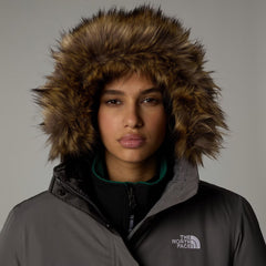 The North Face W's Zaneck Parka jacket - Recycled polyester Smoked Pearl Jacket