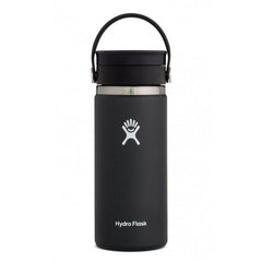 Hydro Flask Wide Mouth Flex Sip Lid Cup 0,47l/16oz - Stainless Steel BPA Free Black Cutlery