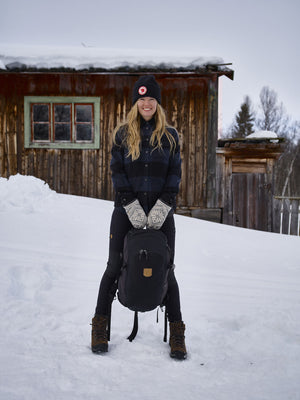 Fjällräven 1960 Logo Hat - 100% Wool Grey