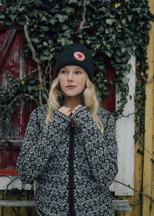 Fjällräven 1960 Logo Hat - 100% Wool Grey