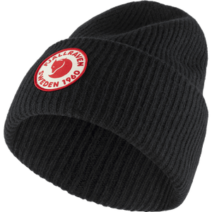 Fjällräven 1960 Logo Hat - 100% Wool Black