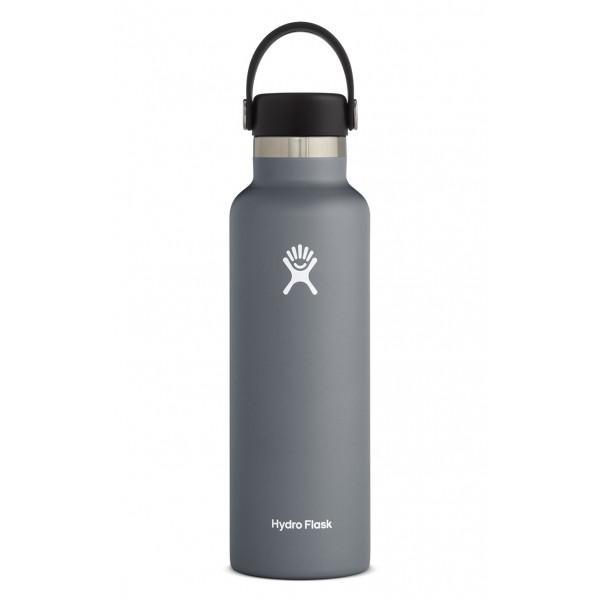 Hydro Flask Standard Mouth bottle 0.62l/21oz - Stainless Steel BPA Free Stone Cutlery