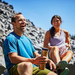 Hydro Flask Trail Series Wide Mouth Lightweight 0,71l/24oz - Stainless Steel BPA-Free Obsidian 24 oz 710 ml Cutlery