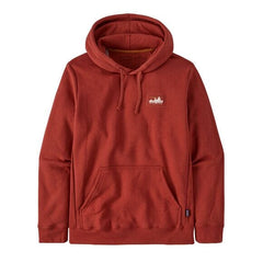 Patagonia Unisex '73 Skyline Uprisal Hoody - Recycled Polyester & Recycled Cotton Burl Red Shirt