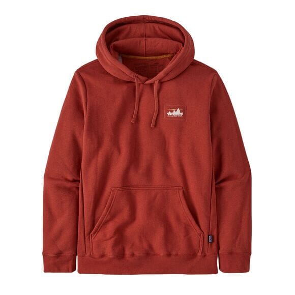 Unisex '73 Skyline Uprisal Hoody - Recycled Polyester & Recycled Cotton Shirt Patagonia Burl Red S