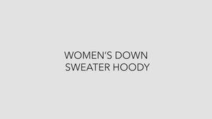 W's Down Sweater Hoody - Recycled Nylon & RDS certified Down