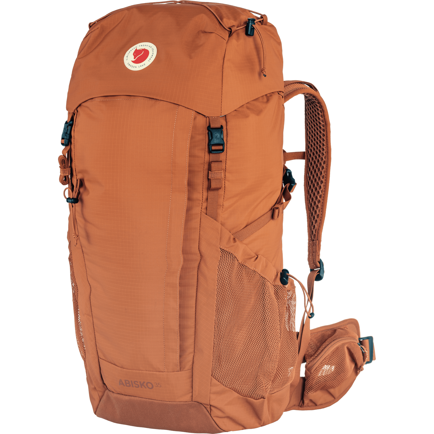 Fjällräven Abisko Hike 35 S/M - 100% Recycled Nylon Terracotta Brown Bags