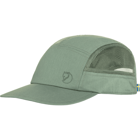 Fjällräven Abisko Mesh Cap - Recycled Polyester & Organic Cotton Patina Green Headwear