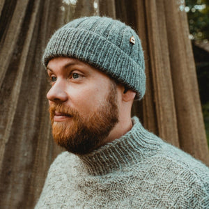 Myssyfarmi Ahti Beanie - Finnish Organic Wool Light Grey