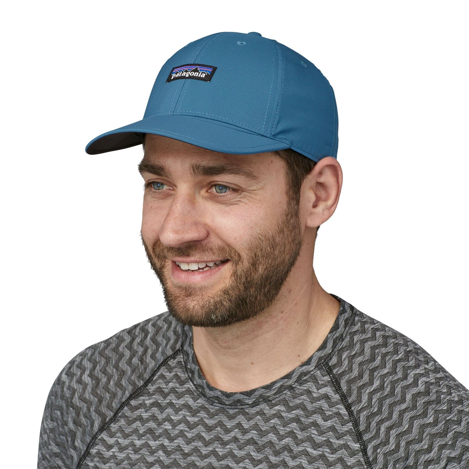 Patagonia Airshed Cap - 100% Recycled Polyester & NetPlus® Unity Fitz: Vessel Blue Headwear