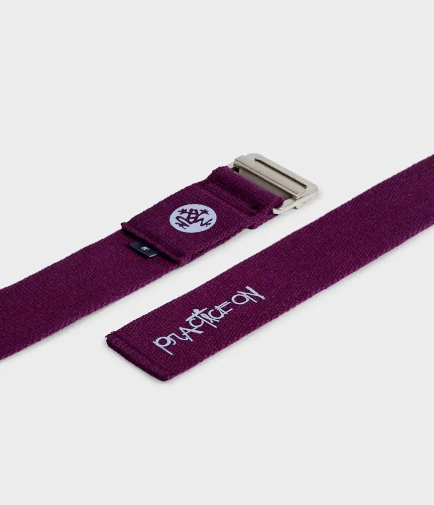 Manduka Align yoga strap - Cotton Indulge 8' Yoga equipment