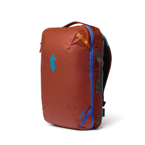 Cotopaxi Allpa 28L Travel Pack - TPU-coated 1000D polyester Rust