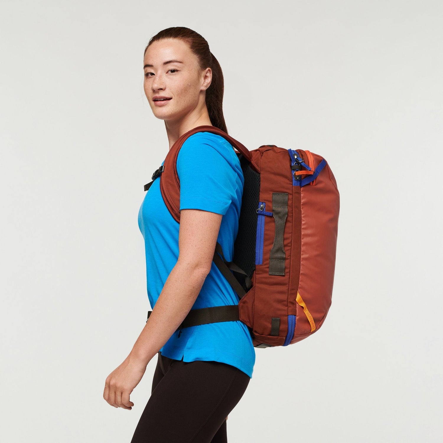 Cotopaxi Allpa 28L Travel Pack - TPU-coated 1000D polyester Rust Bags