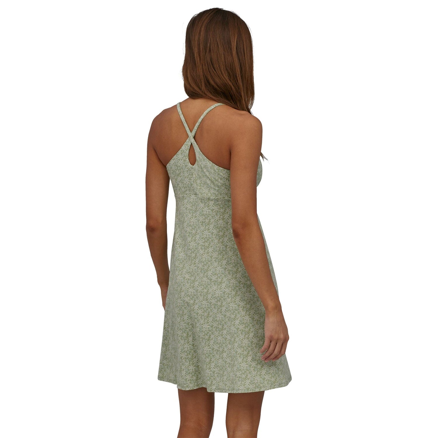 Patagonia Amber Dawn Dress - Organic Cotton Verano: Salvia Green Dress